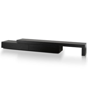Axis Extendable Entertainment Unit - Black Oak - Boho Bliss