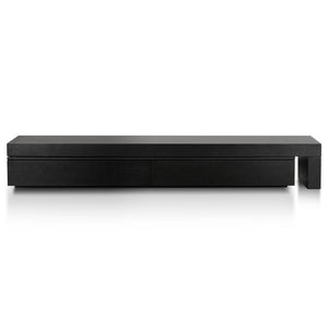 Axis Extendable Entertainment Unit - Black Oak - Boho Bliss