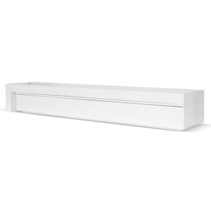 Axis Extendable Entertainment Unit - White Oak - Boho Bliss