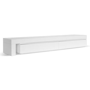 Axis Extendable Entertainment Unit - White Oak - Boho Bliss