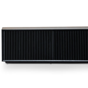 Bahasa Entertainment Unit - Black Veneer - Boho Bliss