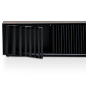 Bahasa Entertainment Unit - Black Veneer - Boho Bliss