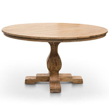 Load image into Gallery viewer, Banya 140cm Round Dining Table - Rustic Natural - Boho Bliss