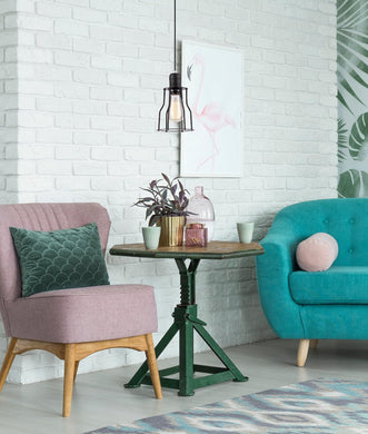 Beckband Pendant Light - Angled Cage - Boho Bliss