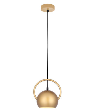 Bella Pendant - Matte Gold - Boho Bliss
