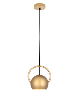 Bella Pendant - Matte Gold - Boho Bliss