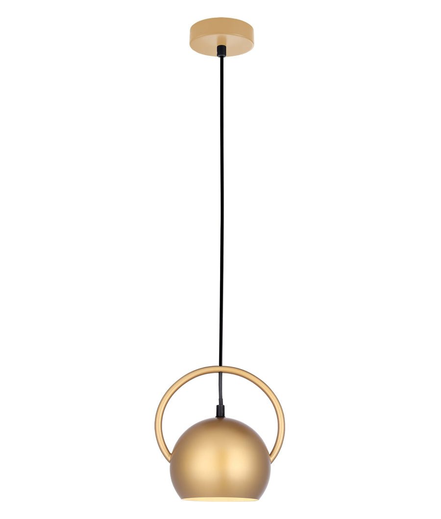Bella Pendant - Matte Gold - Boho Bliss