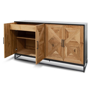 Bexley Wide Sideboard 1.6m - Natural - Boho Bliss