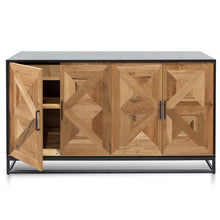 Load image into Gallery viewer, Bexley Wide Sideboard 1.6m - Natural - Boho Bliss