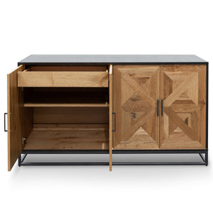Bexley Wide Sideboard 1.6m - Natural - Boho Bliss