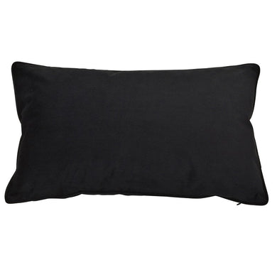 Bondi Black Rect. Cushion Cover - Boho Bliss