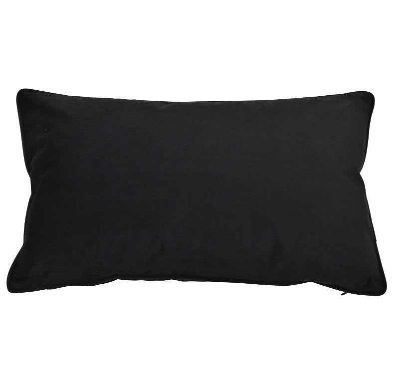 Bondi Black Rect. Cushion Cover - Boho Bliss