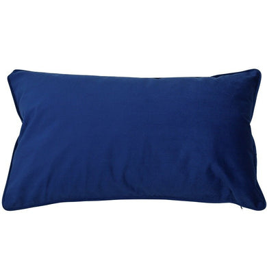 Bondi Rect. Cushion Cover - Navy - Boho Bliss