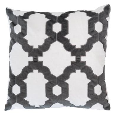 Brighton Grey Cushion Cover - Boho Bliss