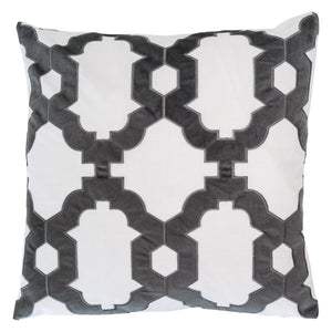 Brighton Grey Cushion Cover - Boho Bliss