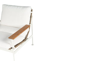 Bryce Outdoor Armchair - White - Boho Bliss