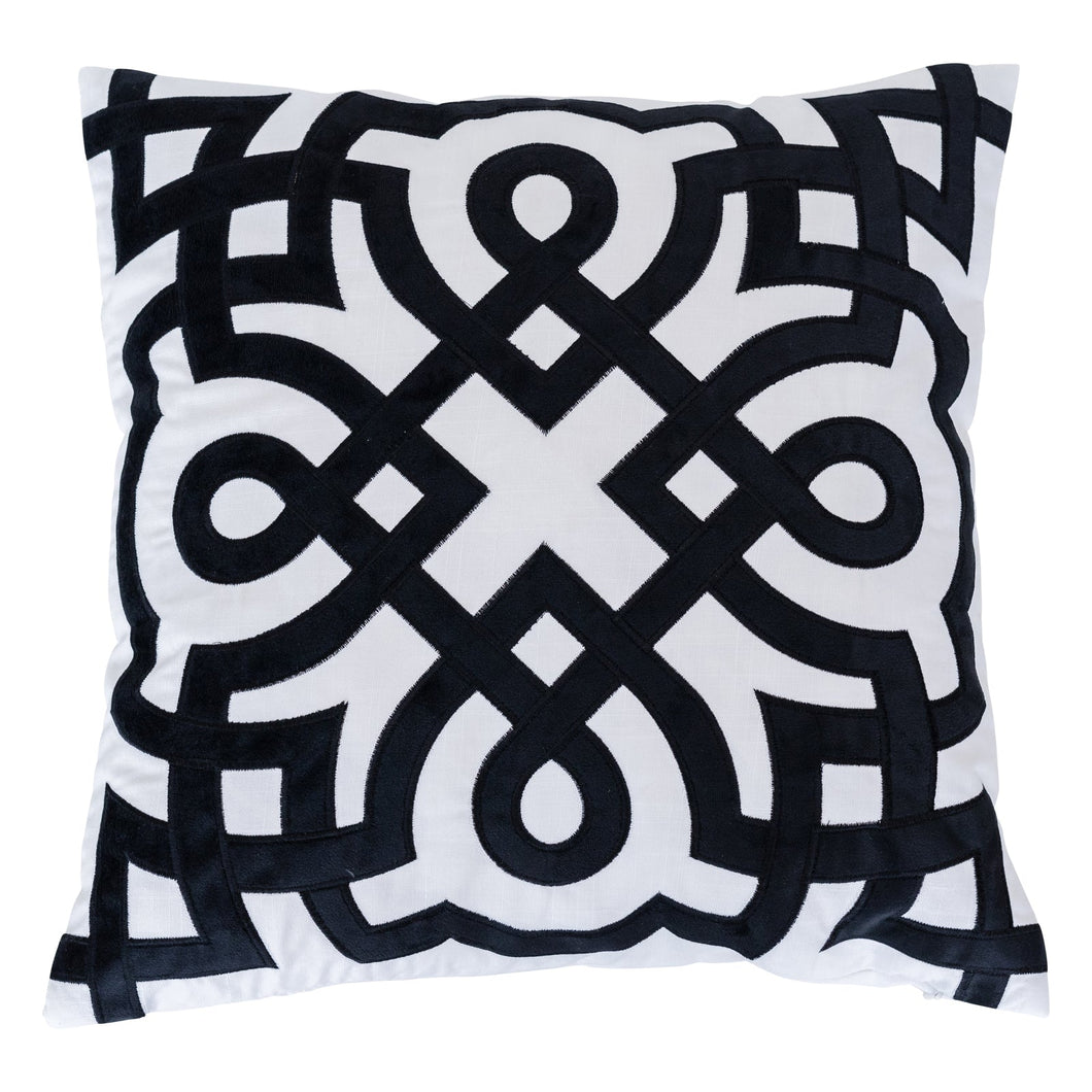 Byron Black Cushion Cover - Boho Bliss