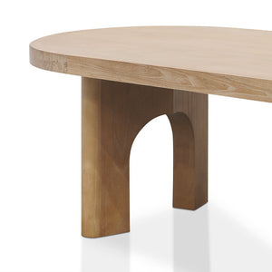 Calder 2.8m Oval Dining Table - Natural - Boho Bliss
