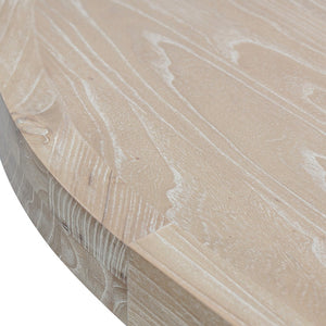 Calder 2.8m Oval Dining Table - Natural - Boho Bliss