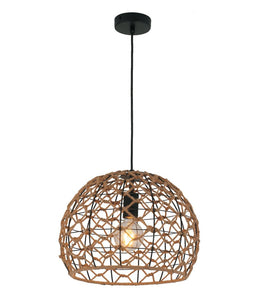 Canamo Hemp Rope Pendant - Dome - Boho Bliss