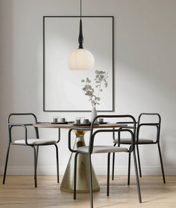 Carlisle Large Wine Glass Pendant Light - Black - Boho Bliss