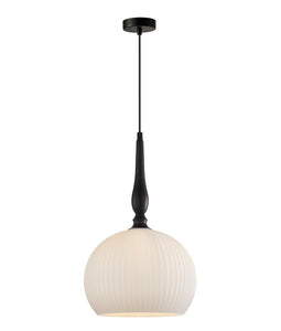Carlisle Large Wine Glass Pendant Light - Black - Boho Bliss
