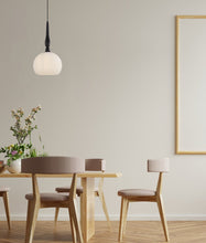 Load image into Gallery viewer, Carlisle Small Wine Glass Pendant Light - Black - Boho Bliss
