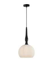 Load image into Gallery viewer, Carlisle Small Wine Glass Pendant Light - Black - Boho Bliss