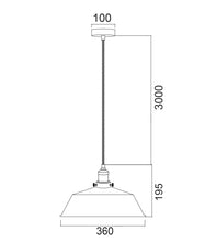 Load image into Gallery viewer, Cerema Pendant - Angled Dome - Boho Bliss
