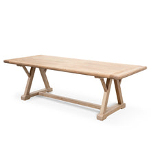 Load image into Gallery viewer, Chalet Dining Table 2.4m - Natural - Boho Bliss