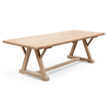 Load image into Gallery viewer, Chalet Dining Table 2.4m - Natural - Boho Bliss