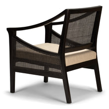Load image into Gallery viewer, Charles Rattan Armchair - Black - Boho Bliss