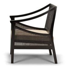 Load image into Gallery viewer, Charles Rattan Armchair - Black - Boho Bliss