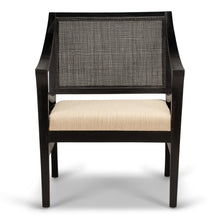 Load image into Gallery viewer, Charles Rattan Armchair - Black - Boho Bliss