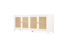Load image into Gallery viewer, Charlie Four Door Sideboard - White - Boho Bliss
