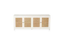 Load image into Gallery viewer, Charlie Four Door Sideboard - White - Boho Bliss