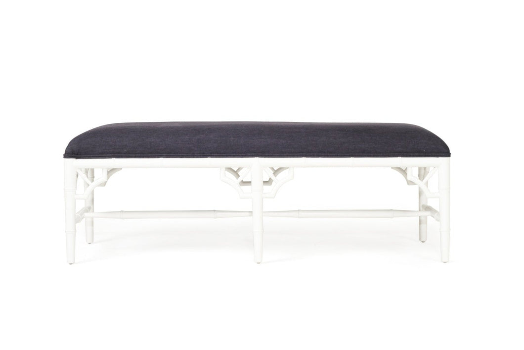 Chippendale Bed End - White - 120cm - Boho Bliss