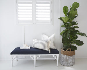 Chippendale Bed End - White - 120cm - Boho Bliss