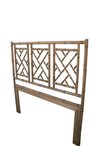 Chippendale Bedhead - Super King - Weathered Oak - Boho Bliss