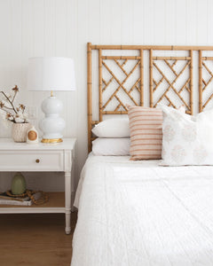Chippendale Bedhead - Super King - Weathered Oak - Boho Bliss