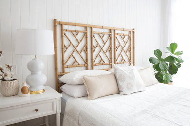 Chippendale Bedhead - Super King - Weathered Oak - Boho Bliss