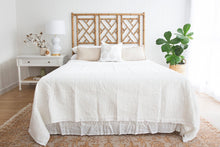 Load image into Gallery viewer, Chippendale Bedhead - Super King - Weathered Oak - Boho Bliss