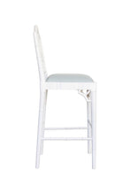 Load image into Gallery viewer, Chippendale Counter Stool - White - Boho Bliss