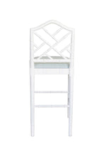 Load image into Gallery viewer, Chippendale Counter Stool - White - Boho Bliss