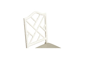 Chippendale Dining Chair - White - Boho Bliss