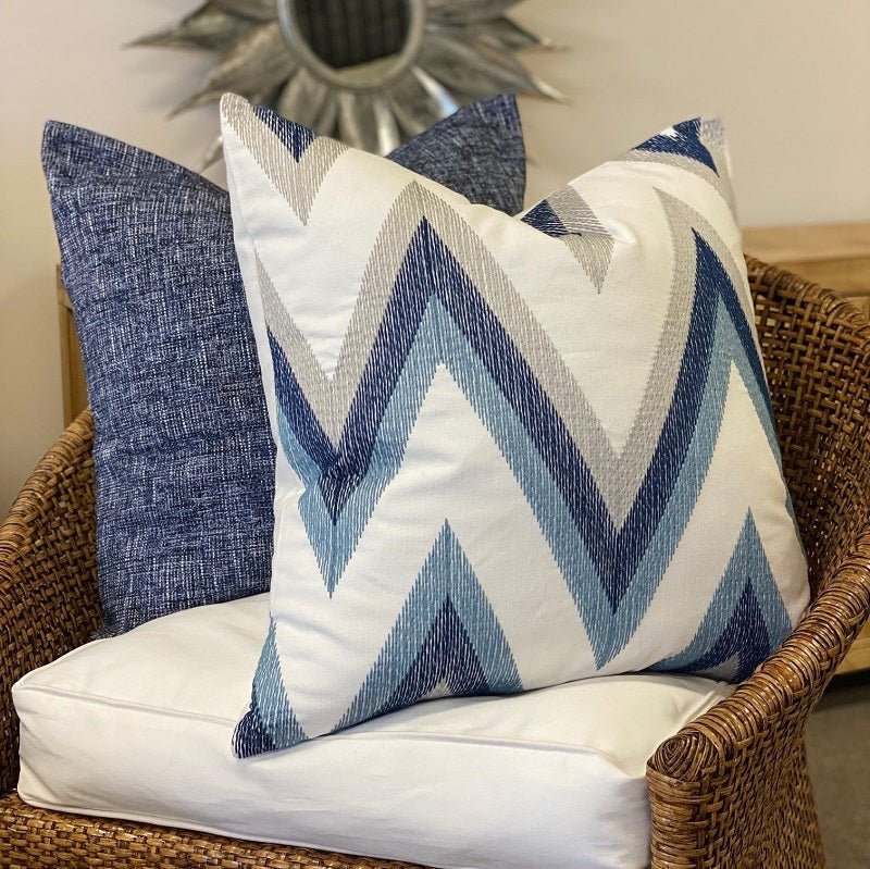 Claremont Blue Cushion Cover - Boho Bliss
