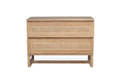 Clovelly Bedside Table 90cm - Natural - Boho Bliss