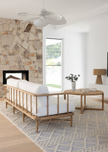 Clovelly Round Coffee Table - 100cm - Boho Bliss