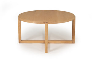 Clovelly Round Coffee Table - 80cm - Boho Bliss