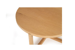 Clovelly Round Coffee Table - 80cm - Boho Bliss